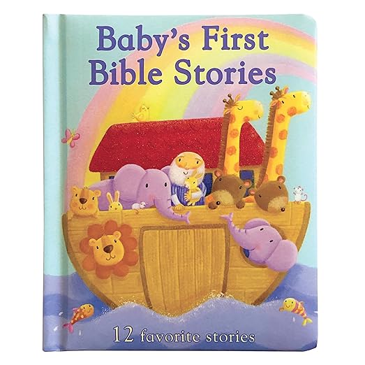 Baby's First Bible Stories Padded Board Book - Gift for Easter, Christmas, Communions, Newborns, Birthdays